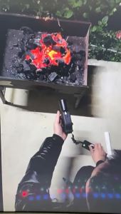 Blower Fan Air Blower with Speed Controller Blower Kalan Strong Wind Force Stove Cabinet Dust Extractors DC 12V Portable Blower Cooking Blowe