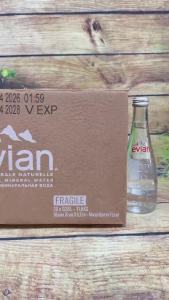 Nước Khoáng Evian 330ml Chai Thủy Tinh - Thùng 20 Chai Nhập Khẩu Pháp Dùng Tiếp Khách Văn Phòng