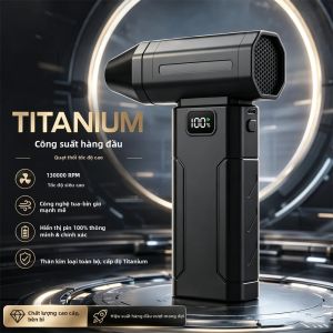 Quạt Thổi Khí Nén Tốc Độ Cao 990.000 Vòng/phút Sạc Điện Có Màn Hình Hiển Thị Dùng Để Làm Sạch Bụi Tuyết Máy Thổi Khí Cầm Tay
