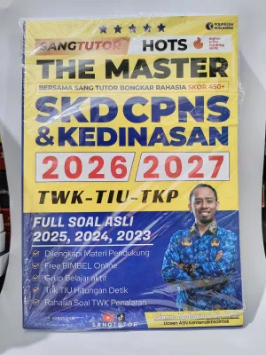 Buku Panduan SKD CPNS & Kedinasan 2026 2027 TWK-TIU-TKP Sang Tutor Hots Full Soal Asli 2025 2024 2023.