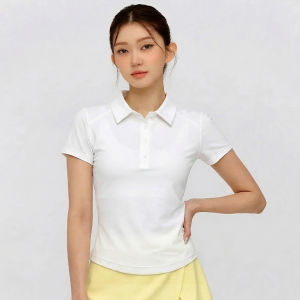CJLINDF | Summer Ladies Short-sleeved Elasticized Cool Feeling Polo Shirt