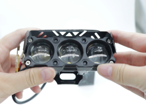 New Super Bright Mini Driving Light Set Led Light Motorcycle Headlight 3 Color Car 3 eye 4eye 5 eye