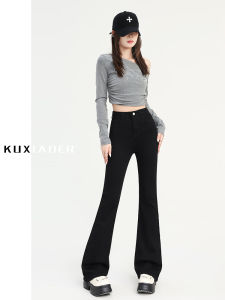 High Waist Flared Jeans Womens Slim Fit Straight Leg Cotton Stretch Denim Bootcut Pants Casual Fashion Autumn New Arrival