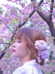 Japanese Style Kimono Hair Accessories Tassel Side Clips Photography Props Fresh out Fashionable Hairpins for Women