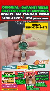 JAM BONIA ORIGINAL - BONIA BNB10760-2697S - ELEGANCE - Women CT - Stainless Steel - Gold - JAMDUNIA / JAM DUNIA JD18