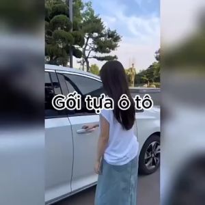 Gối tựa đầu ô tô công thái học gối tựa lưng ô tô cao su non cao cấp thương hiệu mẫu mới 2025 đau lưng gối cổ chữ u tựa lưng cao su nongối tựa đầu ô tô cao cấp ghế ô tô