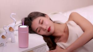 Humidifier Usb Air Diffuser Purifier Pelembab Udara Light Aromatherapy 320ML