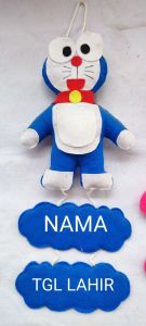 Gantungan Dinding Karakter Reques Nama dan tgl lahir Rine Handmade 3