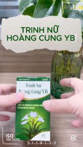 Viên Uống TRINH NỮ HOÀNG CUNG YB Hỗ Trợ Phụ Nữ Bị U Xơ Tử Cung và U Vú Lành Tính - Lọ 60 viên
