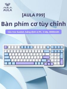 Aula | Custom Wireless Multi-Mode Bluetooth Silent Mechanical Keyboard F99/F99Pro
