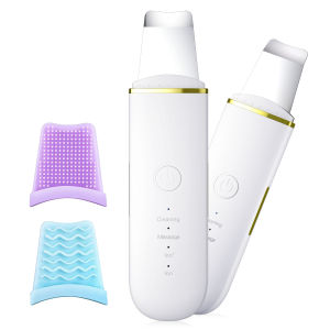 เครื่องขูดหน้าแบบสั่น ไม้พายกำจัดสิวเสี้ยน เครื่องทำความสะอาดผิวด้วยคลื่นอัลตราโซนิก ทำความสะอาดผิวด้วยการขัดผิวด้วยคลื่นเสียง ยกกระชับผิวหน้า