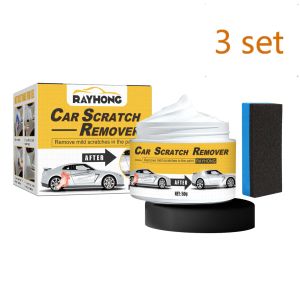 RAYHONG Professional Car Scratch Remover Kit Car Paint Maintenance Polishing Shine Enhancer Car Scratch Repair Paste with Sponge