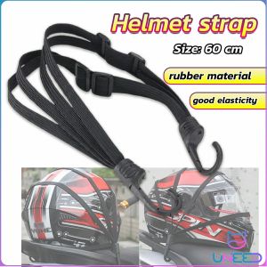Need: Motorcycle Strength Retractable Helmet Luggage Elastic Rope Strap with 2 Hooks 60cm