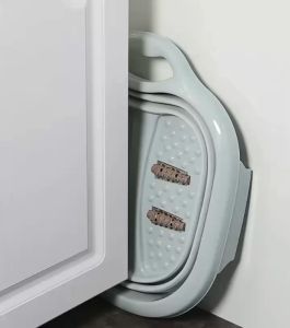 🚚【SG spot】Foldable household roller massage calf foot bath bucket foot soaking bucket plastic shrink portable