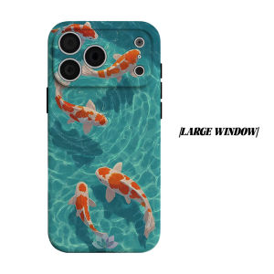 Koi Ponds Phone Case for iPhone 18 17 16 15 14 13 12 11 Air Pro Max Plus Double-layer Cover