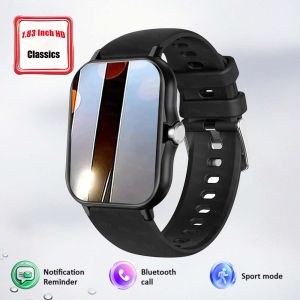 2026 Men Smartwatch Fitness Clock Sports Heart Monitor Smartwatches Bluetooth Call Music Playback 1.83 Surprise Gift Watches