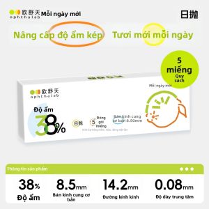 OphthaLab | Mắt Kính Kontakt Đeo Hằng Ngày Double Hydration 30/5 Cặp