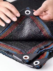 PROMO! Paranet 95% Lebar 2/3/4 Meter Shading Net Nylon Anti Panas Enkripsi 12-pin Jaring Paranet Pelindung Tanaman Dari Matahari