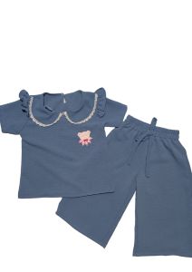 setelan anak terbaru umur 1-5 tahun setelan kulot terbaru crinkle premium