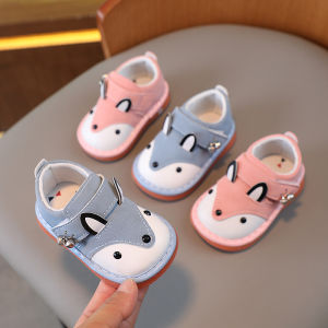 Soft Bottom Anti-Slip Sound Walking Shoes for Infants