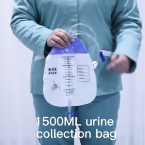 5Pcs Anti-reflux Urine Collection Bag Peritoneal Drainage Bag Collection Urine Bag Urinary Sterile 1500/1000ML