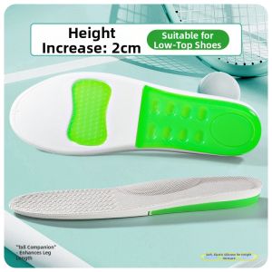 MAIGAOLE | Invisible Inner Height Increasing Insoles Anti-Slip Non-Tiring Full Palm Cushioning