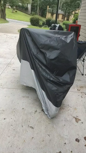 ผ้าคลุมมอเตอร์ไซค์ ผ้าคลุมรถมอไซค์ แบบหนา กันแดด กันฝน ใช้ได้ Forza 350 Vespa PCX xmax300 ป้องกันฝุ่นและรังสียูวี