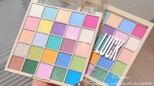 พาเลทอายแชโดว์ เนื้อใยไหม เนื้อแมท ประกายชิมเมอร์ กลิตเตอร์ สีโทนนู้ด กันน้ำ ติดทน 25 สี