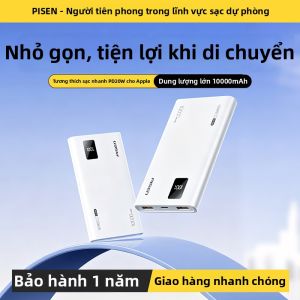 PISEN | 3C Certified Portable Power Bank 10000mAh Quick Charge 22.5W/20W