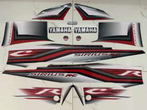 Bộ tem xe yamaha sirius rc 2013 màu đen hàng nhập Thái Lan chất lượng cao dành riêngcho dòng xe này tem in lụa màu sắc rất đẹp và bền hàng mới 100% giá bán cực tốt bán lẻ như bán sỉ