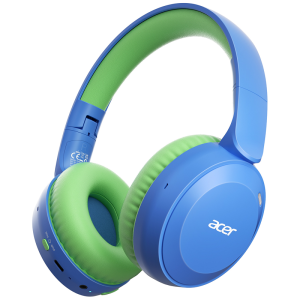 Acer | Acer Kids Bluetooth 6.0 Headphones with Built-in Mic 85/94dB Volume Limited Lightweight Over-Ear Wireless Headphones for Kids