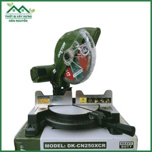 Máy cắt nhôm Dekton DK-CN250XCR lưỡi cắt 255mm công suất 1800W cắt gỗ màu olive