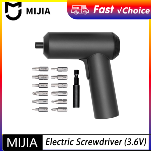 MIJIA Electric Screwdriver 3.6V 2000mAh 5N.M Torque Electric Screwdriver Household With 12Pcs S2 Screw Bits Mi Home Tools CN