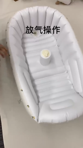 Baby Inflatable Bath Multifunctional Inflatables Folding Baby Bathtub Cute Foldable Infant Bathtub Gift Idea