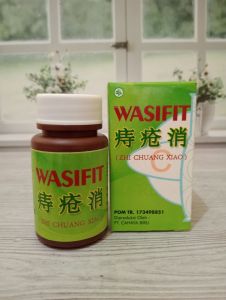 Wasifit kapsul isi 100 pil herbal untuk wasir dalam dan luar atasi sembelit dan benjolan