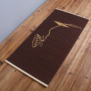 New Chinese Style Bamboo Woven Carved Tea Tray Mat Filter Water Drainage Tea Ceremony Host Seat Dry Pounding Tea Strainer