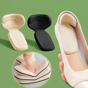 T-Shape Foam Heel Stickers Heel Protectors Shoe Pads for Too Big Shoes Reduce Size Insert High Heels Pain Relief Insole 2pcs/4pc