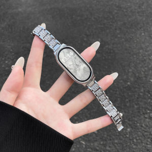 YUNDINGCHUANGXIANG | Full Diamond Metal Strap for Multiple Mi Band Versions
