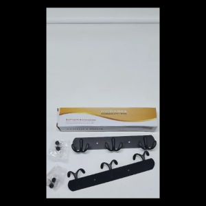 Kapstok Gantungan Baju - Cantolan Baju Kamar Mandi Hanger Asli Stainless - Hanger Baju YG-165 - Terbuat dari Bahan Stainless dengan 3 Pengait