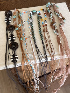 Bohemian Style Tri-Wear Necklace Womens Brow Drop Hair Accessory Braided Waist Chain Vintage Fashion Jewelry Accessories