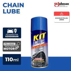 KIT PELUMAS RANTAI GEAR SEPEDA MOTOR ANTI FRIKSI KARAT AEROSOL 110ML/KIT PERAWATAN RANTAI GEAR MOTOR