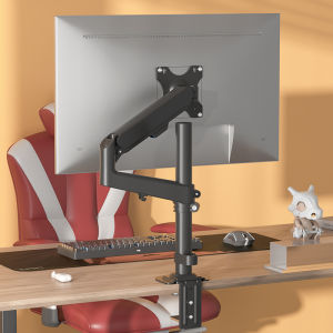 Desktop Monitor Arm Mount for AOC Dell Computer Monitor Stand Desk Height Adjustable Extendable Retractable No Drilling Required