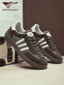 SEPTWOLVES | Breathable Knit Mens Trainers Retro Wide Toe