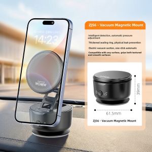 WONEW | Vacuum Magnetic Phone Holder 360 Degree Rotation