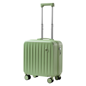 Miniature Travel Suitcase Multi-Function Womens Small Size Check-In Bag with Combination Lock And Zipper Rollers for Travel