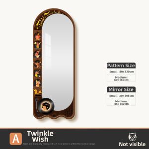 HAOJIUBUJIAN | Vintage Home Use Wall-mountable Full Length Dressing Mirror