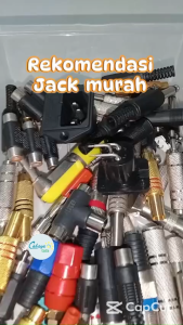 Jack Antenna TV Male Plastik Jek TV Antena Jantan