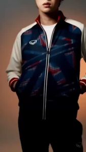 เสื้อและกางเกงวอร์มพิมพ์ลายกราฟฟิกลายโอลิมปิค GRAND SPORT 016392/06392