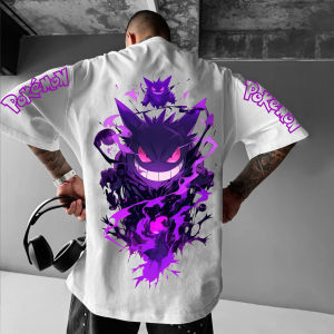 Bandai | "Pokémon" Animated Product Derivative - Mens and Womens Summer Fashionable Street T-shirts of High Quality and Versatile Fit