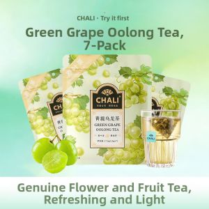 CHALI |Herbal Fruit Blend Tea Pack Black Wolfberry Rose Peach Oolong Green Grape
